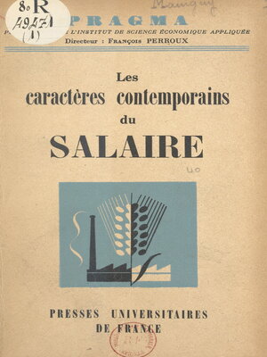cover image of Les caractères contemporains du salaire